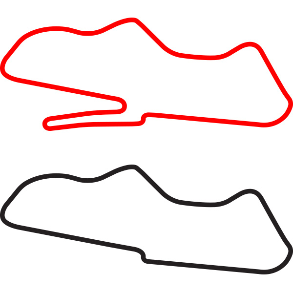 Donington Park circuit configurations